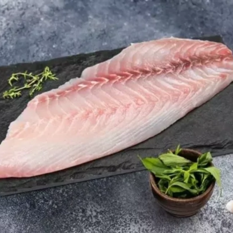 Freshly Frozen Basa Fillet (50% Glazing) – Boneless, Skinless, Value Pack Fish Fillet
